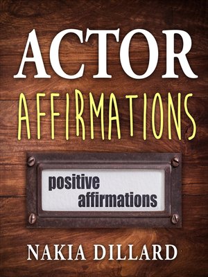 cover image of Actors Affirmations